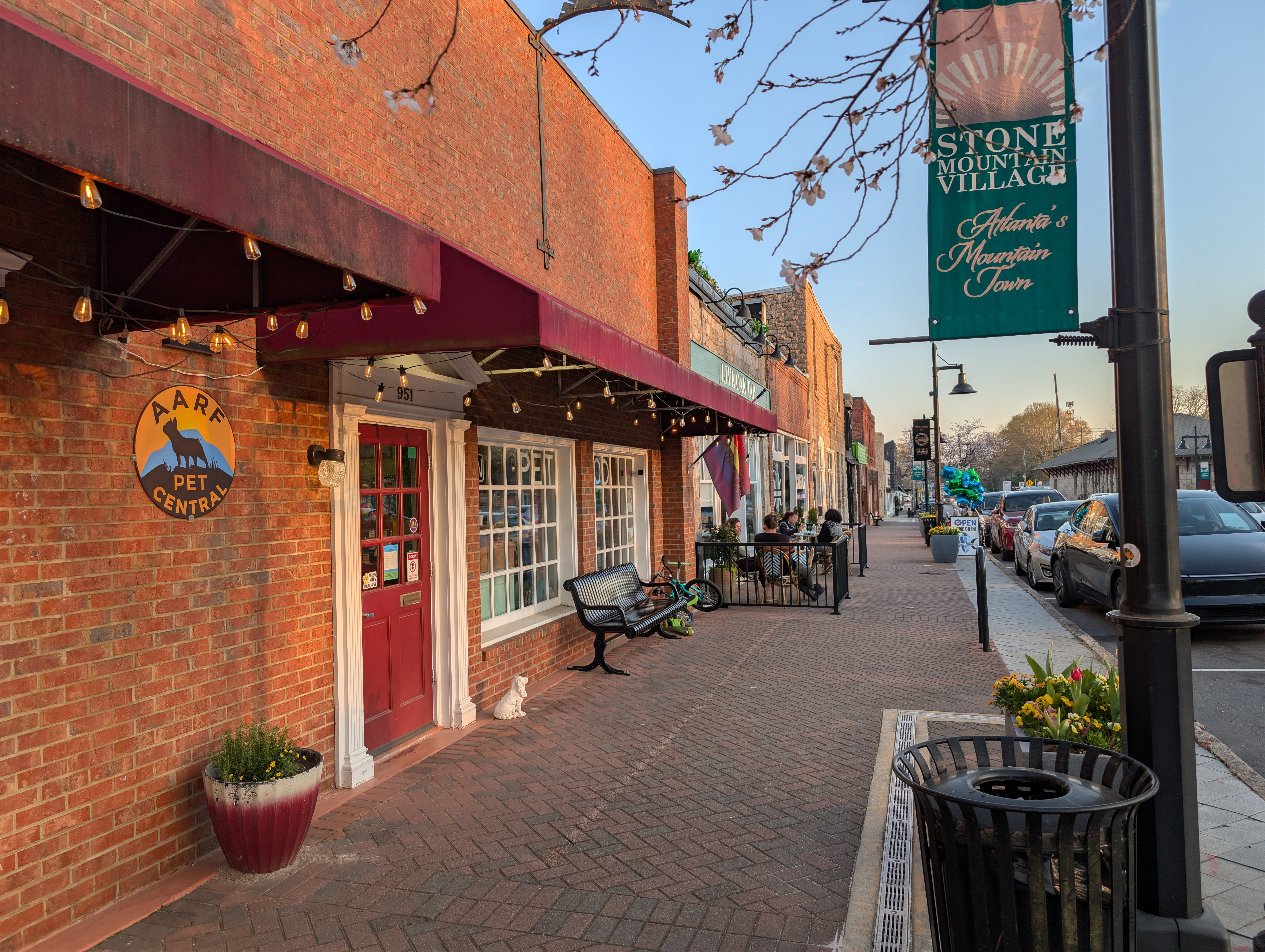 Historic town square and gazebo in downtown Bainbridge, Georgia